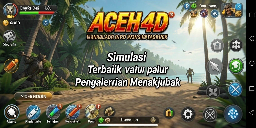 Gameplay ACEH4D yang menarik dan penuh warna.