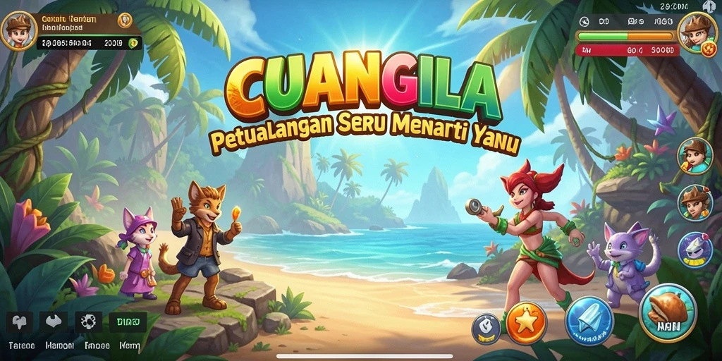 Tangkapan layar CUANGILA menampilkan momen seru dalam menjelajahi dunia petualangan.