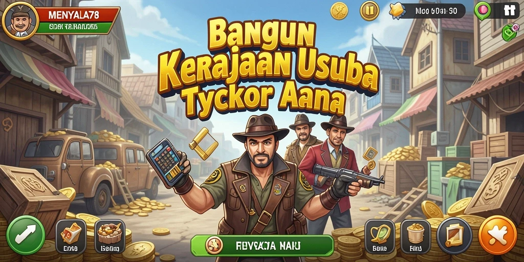 Tampilan gameplay menarik dalam MENYALA78 dengan berbagai usaha yang dikelola.