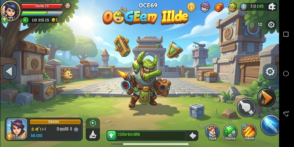 Tampilan gameplay OCE69 yang menantang dan menarik.