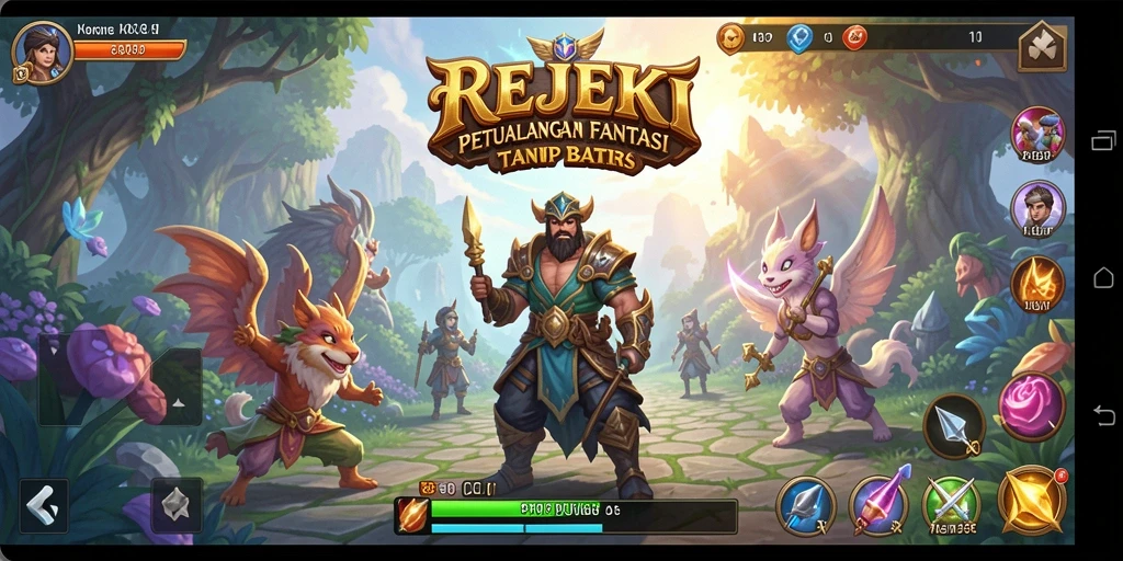 Screenshot gameplay REJEKI dengan aksi pertarungan yang seru.