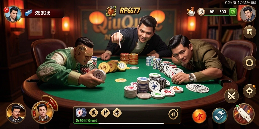 Tampilan gameplay QiuQiu yang menarik di RP6677.